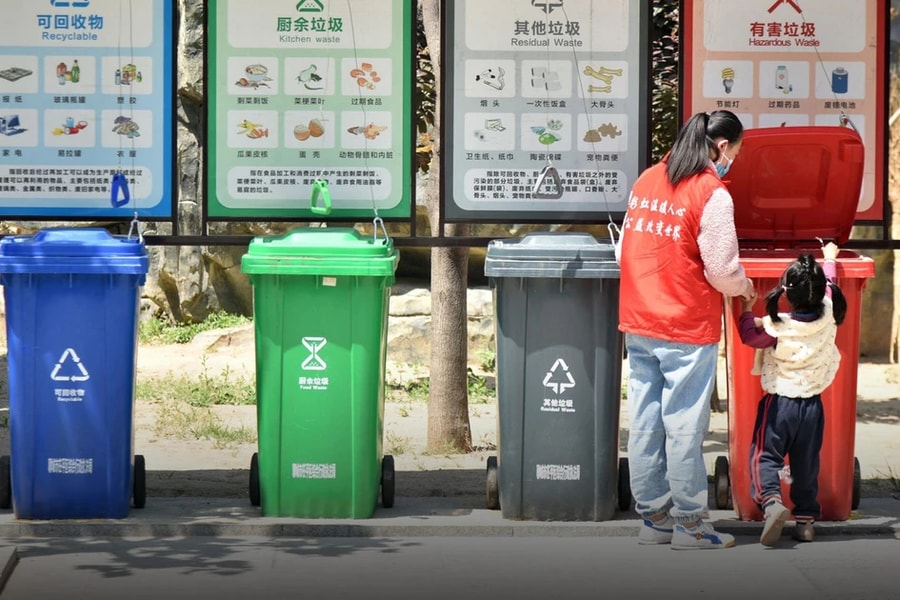 Hiệu quả ấn tượng của Thượng Hải trong phân loại rác sinh hoạt