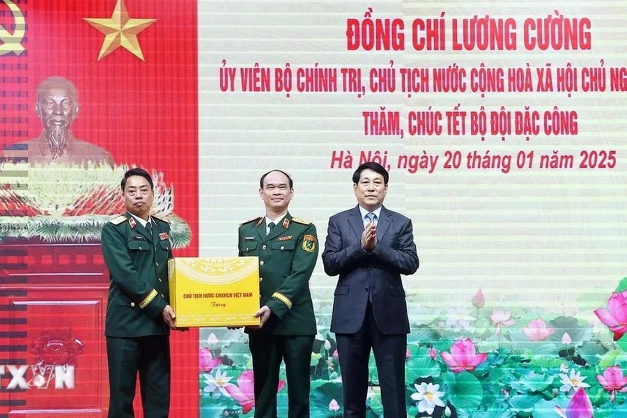 Chủ tịch nước Lương Cường: Binh chủng Đặc công cần phát huy truyền thống Đặc biệt tinh nhuệ
