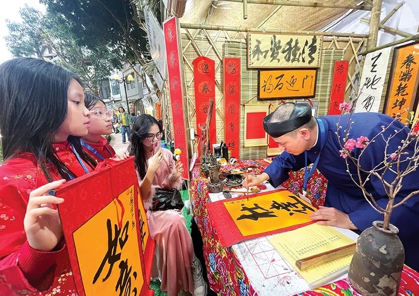 Tôn vinh giá trị của thực học, chân tài tại Hội chữ Xuân 2025