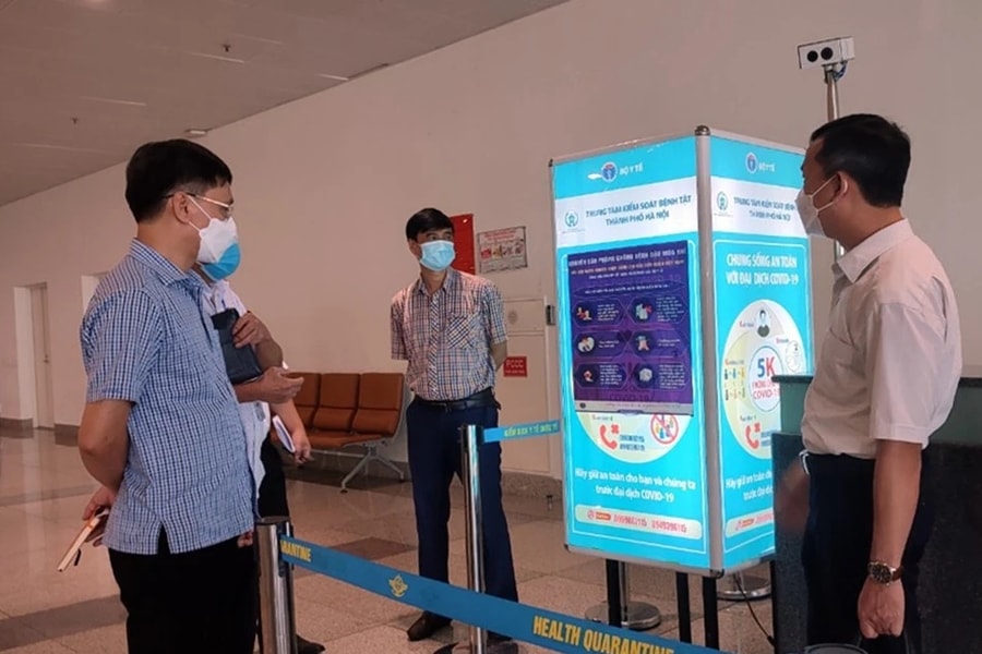 Hà Nội tăng cường công tác kiểm dịch y tế tại sân bay quốc tế Nội Bài