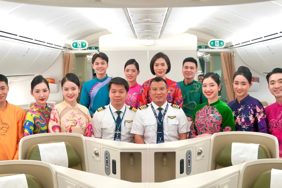 Đón Tết trên độ cao 10.000 mét cùng Vietnam Airlines 