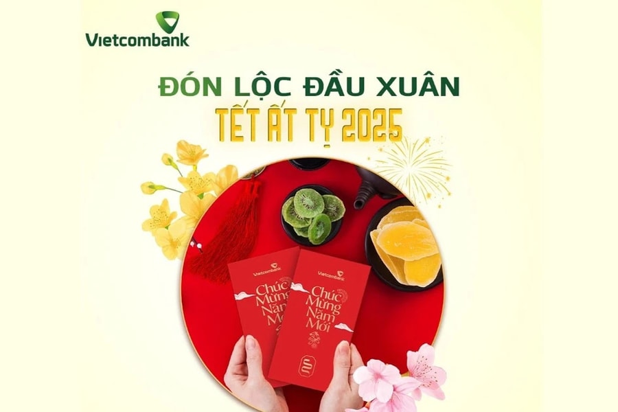 20.000 “lì xì” may mắn dành cho khách hàng giao dịch trong ngày mùng 6 Tết