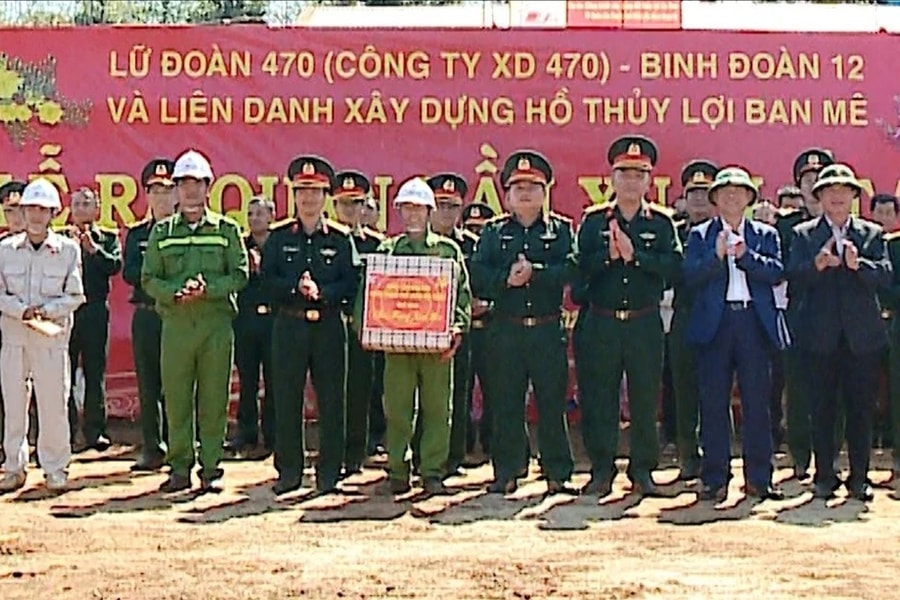 TP. Buôn Ma Thuột phát động thi đua lao động trên công trình hồ thủy lợi Ea Tam
