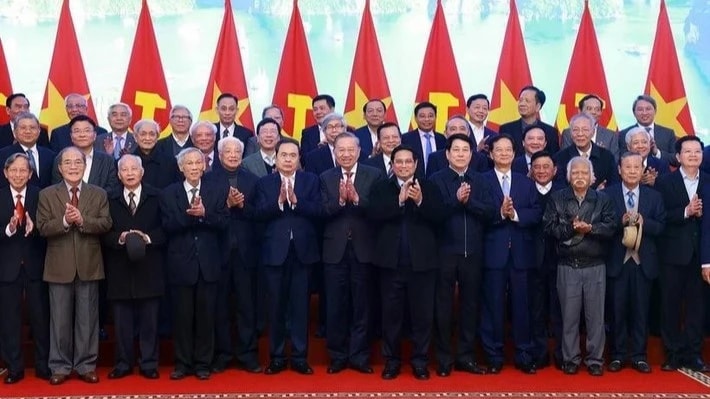 Gặp mặt thân mật 'Mừng Đảng quang vinh, mừng Xuân Ất Tỵ 2025'