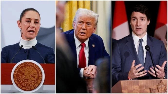 Tổng thống Mỹ Donald Trump tạm hoãn áp thuế với Canada và Mexico 