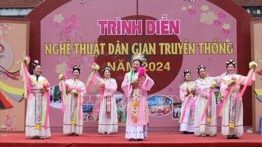 Bắc Ninh tổ chức 22 buổi trình diễn nghệ thuật dân gian 