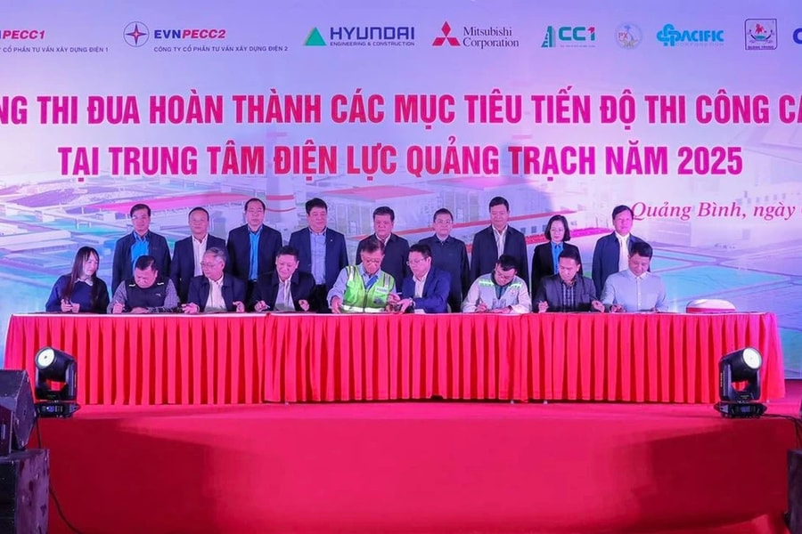 Thi đua hoàn thành mục tiêu tại Trung tâm Điện lực Quảng Trạch