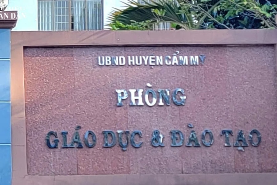 Đồng Nai: Phê bình nguyên Trưởng phòng GD-ĐT huyện Cẩm Mỹ do giới thiệu công ty thực phẩm cho các trường mầm non