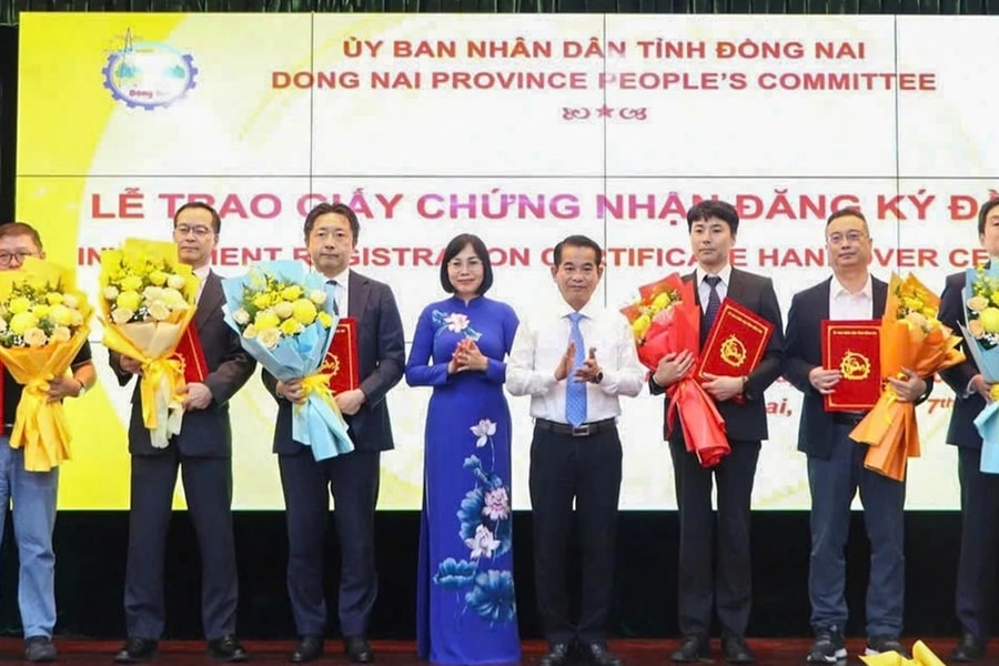 Gần 738 triệu USD từ 14 dự án đầu tư vào Đồng Nai 