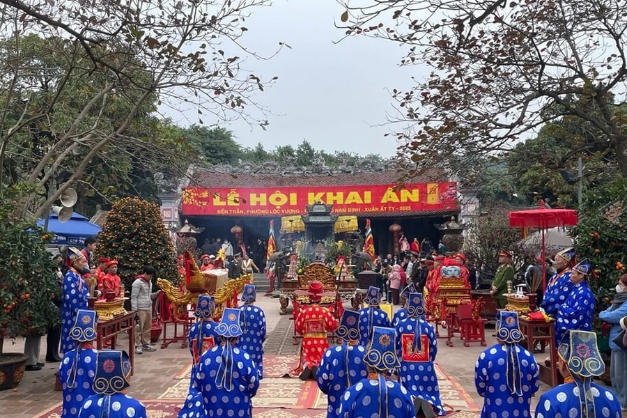 Chủ động phương án bảo đảm an ninh trật tự, an toàn Lễ hội Khai ấn đền Trần 