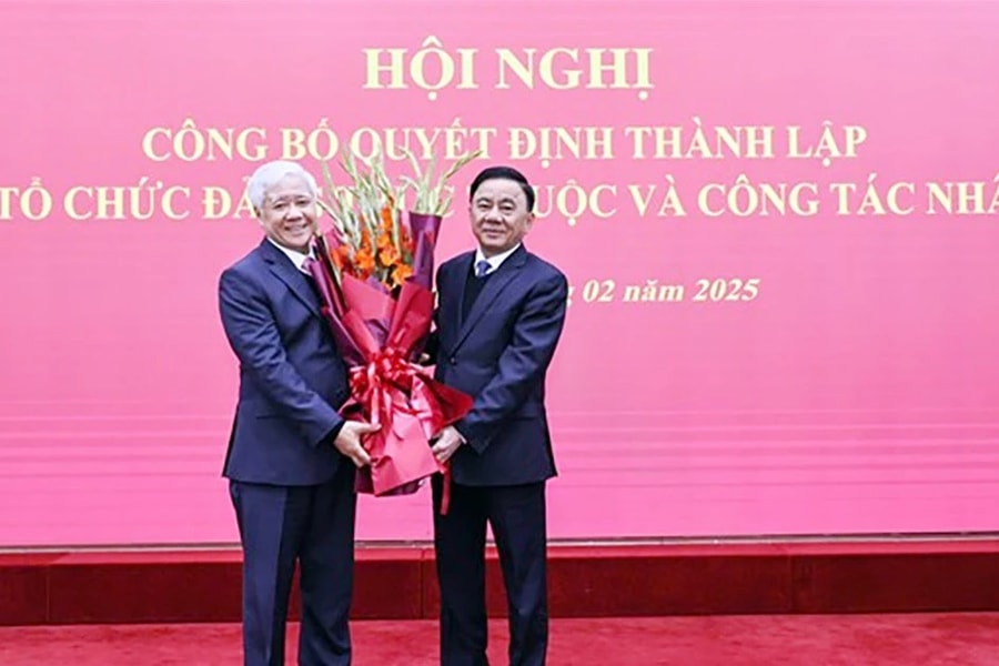 22 tổ chức đảng trực thuộc Đảng ủy Mặt trận Tổ quốc, các đoàn thể Trung ương