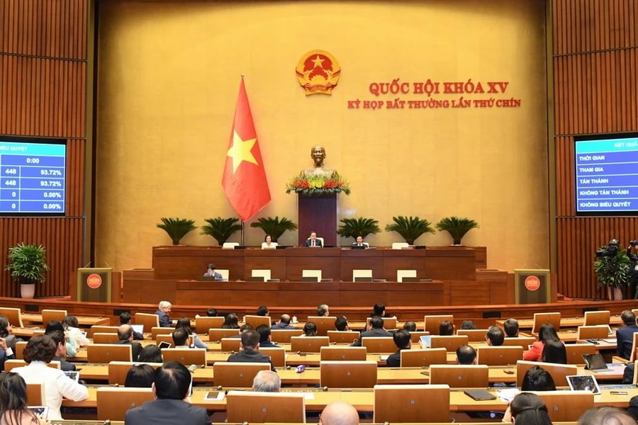 NGHỊ QUYẾT Về cơ cấu số lượng thành viên Chính phủ nhiệm kỳ Quốc hội khóa XV