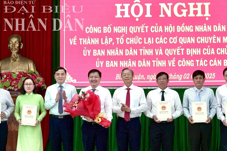 Bình Thuận bổ nhiệm lãnh đạo sở mới sau sáp nhập