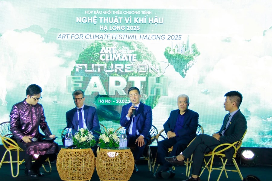 Lần đầu tiên tổ chức chương trình Nghệ thuật vì Khí hậu tại Hạ Long 