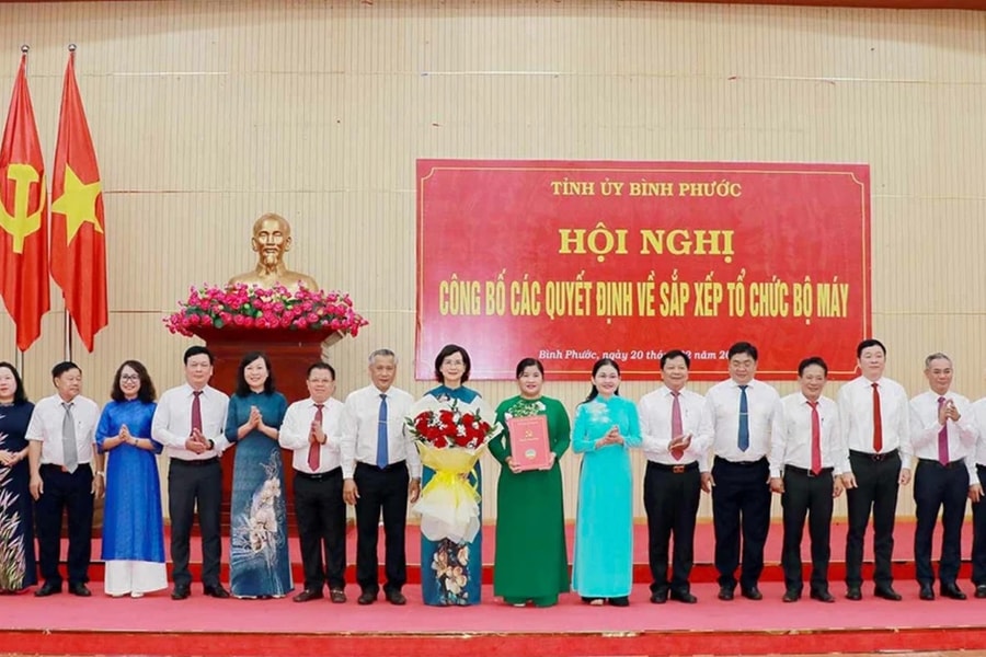 Bình Phước sáp nhập nhiều sở, ngành, tinh gọn tổ chức bộ máy