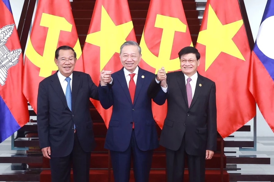 Tăng cường đoàn kết, gia tăng hiệu quả hợp tác, kết nối Việt Nam - Lào - Campuchia