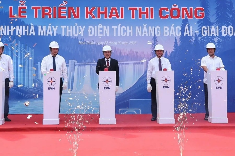 Lễ triển khai thi công xây dựng dự án nhà máy thủy điện tích năng Bác Ái – giai đoạn 2
