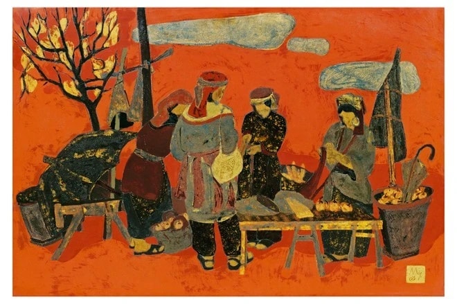 “Nét son” trong tranh sơn mài