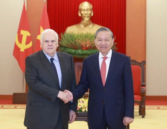 Tổng Bí thư Tô Lâm tiếp Nhà sáng lập kiêm Chủ tịch điều hành Tập đoàn FedEx