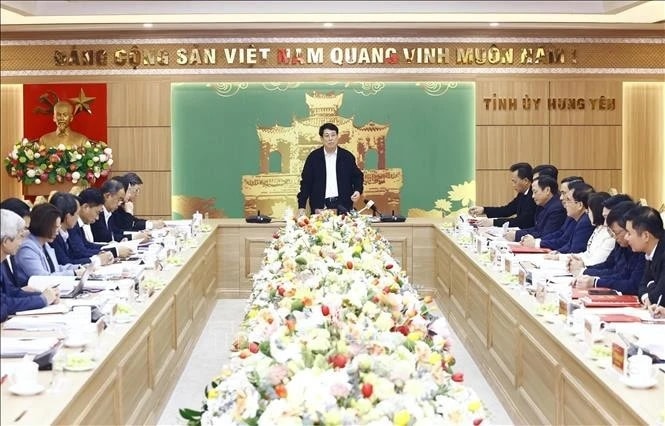 Hội nghị triển khai Quyết định kiểm tra đối với Ban Thường vụ Tỉnh ủy Quảng Ninh, Hưng Yên