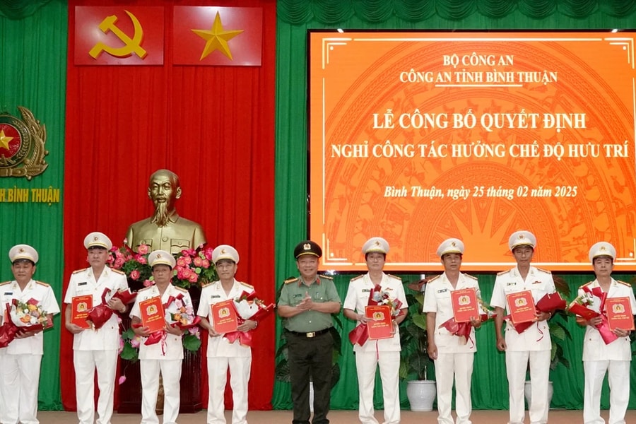 Nhiều lãnh đạo Công an tỉnh Bình Thuận xin nghỉ hưu trước tuổi