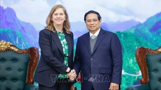 Thủ tướng tiếp Giám đốc Thương mại toàn cầu của S&P Global Ratings