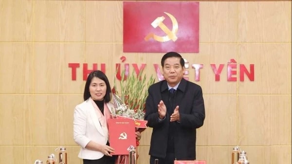 Giám đốc Sở Kế hoạch và Đầu tư tỉnh Bắc Giang giữ chức Bí thư Thị ủy Việt Yên