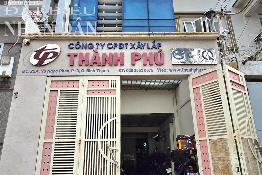 Công ty CP Đầu tư Xây lắp Thành Phú bị cấm thầu 3 năm do vi phạm trong hoạt động đấu thầu