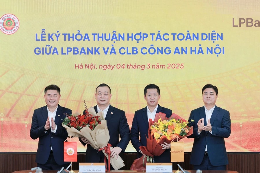 Ngân hàng Lộc Phát và Câu lạc bộ Công an Hà Nội ký kết hợp tác toàn diện 