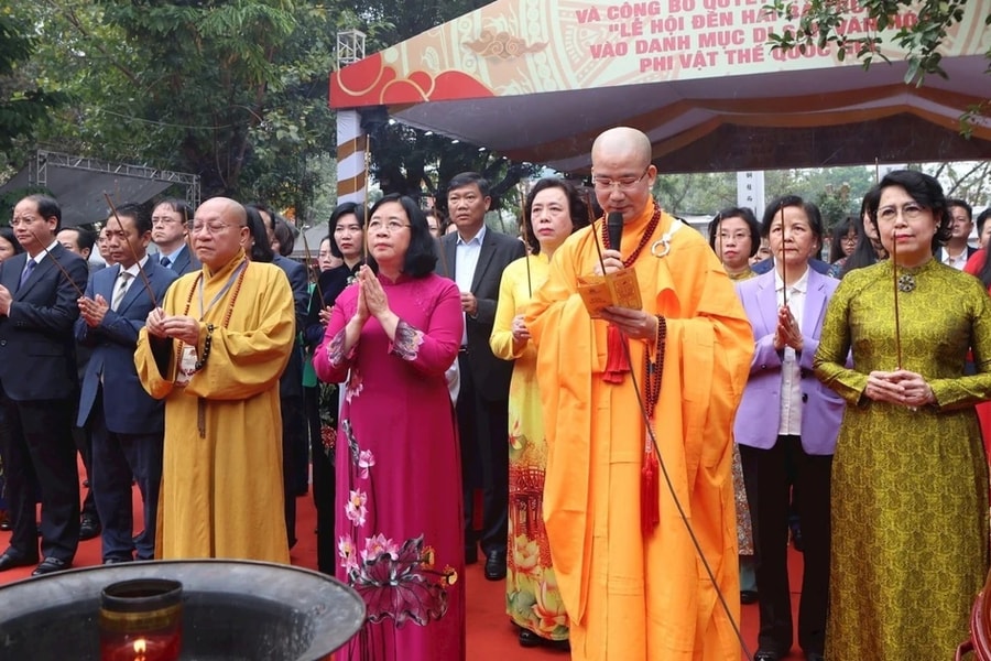 Lễ hội đền Hai Bà Trưng trở thành di sản văn hóa phi vật thể quốc gia