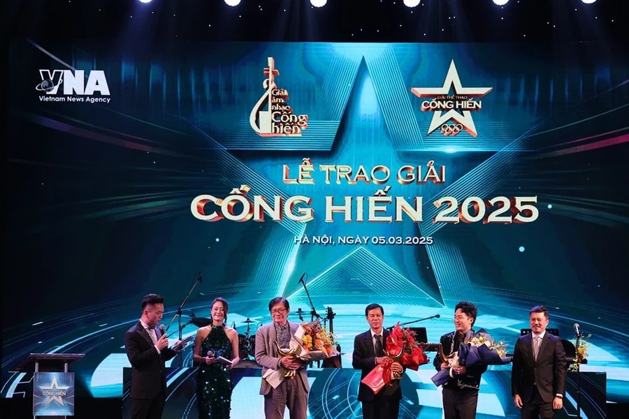 Lễ trao giải Cống hiến 2025: Tri ân những cống hiến trong âm nhạc và thể thao