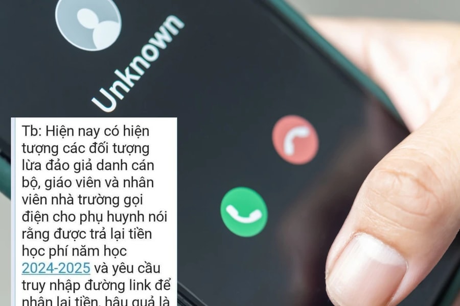 Hà Nội: Phụ huynh cảnh giác với thông tin "hoàn tiền học phí" được gửi về điện thoại