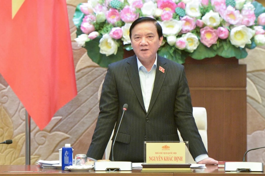 Phó Chủ tịch Quốc hội Nguyễn Khắc Định: Khẩn trương triển khai các nhiệm vụ được giao, bảo đảm tiến độ, chất lượng