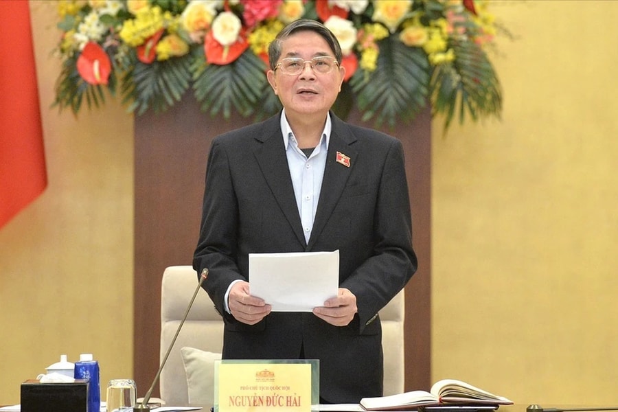 Phó Chủ tịch Quốc hội Nguyễn Đức Hải dự phiên họp của Thường trực Ủy ban Kinh tế và Tài chính