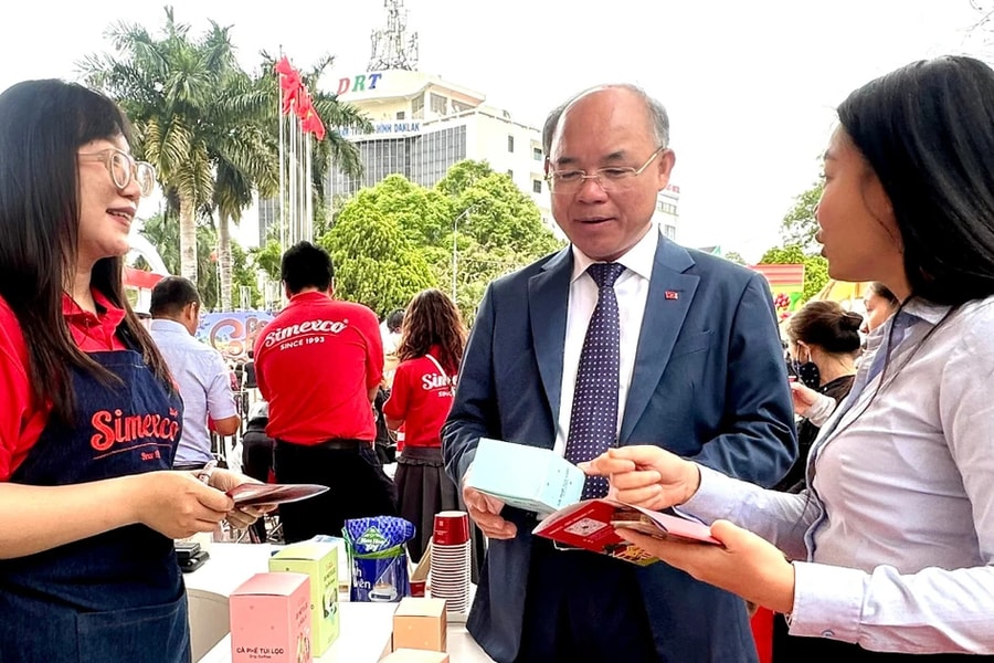 Hơn 430 gian hàng tại Hội chợ Triển lãm chuyên ngành cà phê tại Đắk Lắk