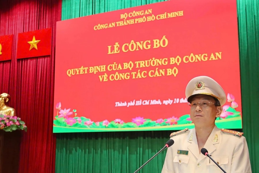 Đại tá Trần Hồng Minh giữ chức Phó giám đốc Công an TP. Hồ Chí Minh