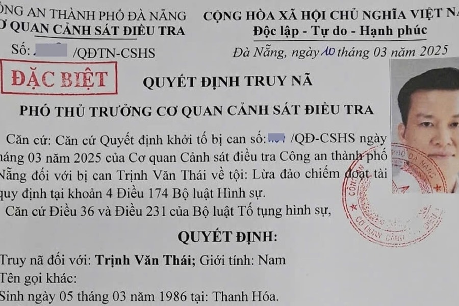 Công an Đà Nẵng truy nã "đặc biệt" đối tượng liên quan đường dây lừa đảo của TikToker Mr. Pips Phó Đức Nam