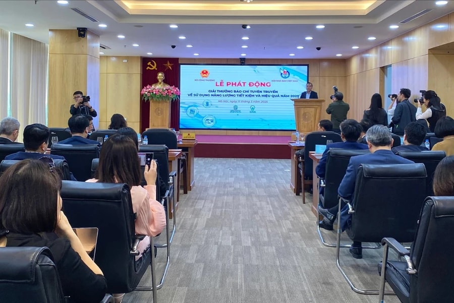 Phát động Giải thưởng báo chí tuyên truyền sử dụng năng lượng tiết kiệm và hiệu quả năm 2025