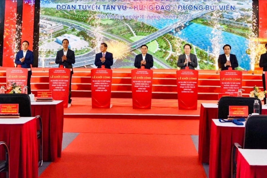 Hải Phòng khởi công dự án đường vành đai 2 hơn 7.000 tỷ đồng