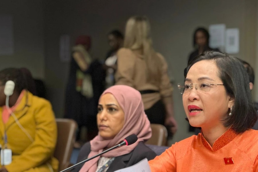 Phó Chủ tịch Quốc hội Nguyễn Thị Thanh: Việt Nam đang triển khai mạnh mẽ phổ cập tri thức số, trong đó có phụ nữ và trẻ em gái