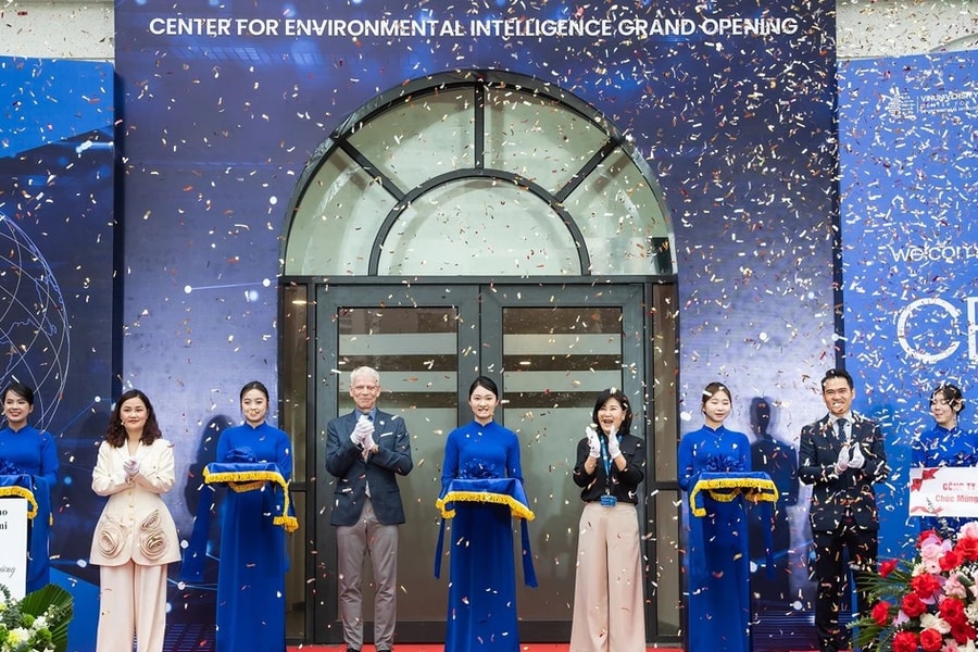 Trường đại học đầu tiên tại Việt Nam ra mắt Trung tâm Trí tuệ Môi trường