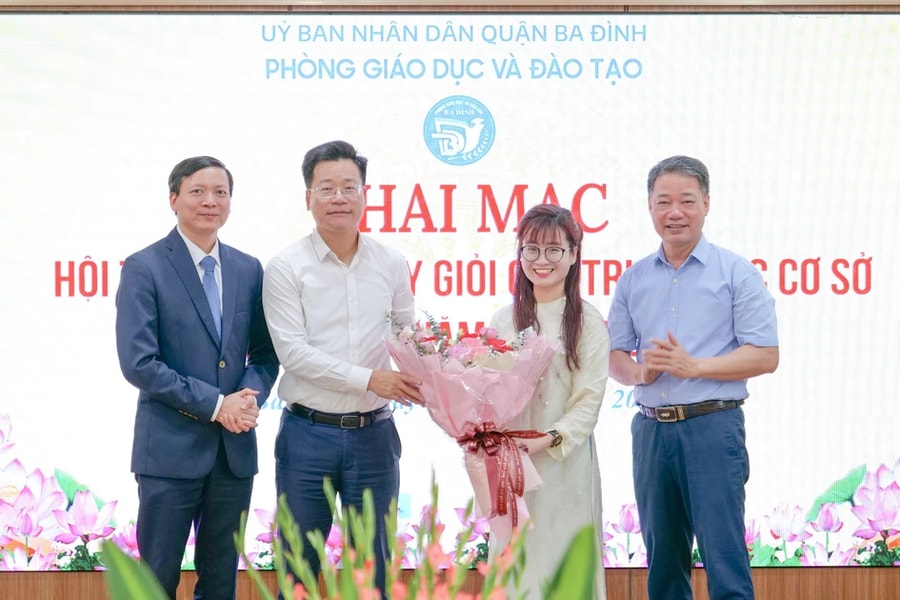 Hà Nội: 46 nhà giáo tài năng tham dự Hội thi giáo viên dạy giỏi cấp THCS quận Ba Đình 