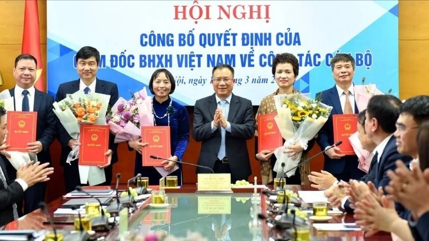 Công bố Quyết định công tác cán bộ Bảo hiểm xã hội Khu vực I