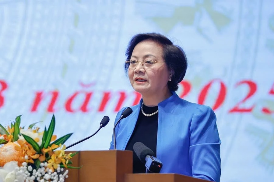 Bộ trưởng Bộ Nội vụ Phạm Thị Thanh Trà: Dự kiến hoàn thành sáp nhập các tỉnh trước ngày 30.8