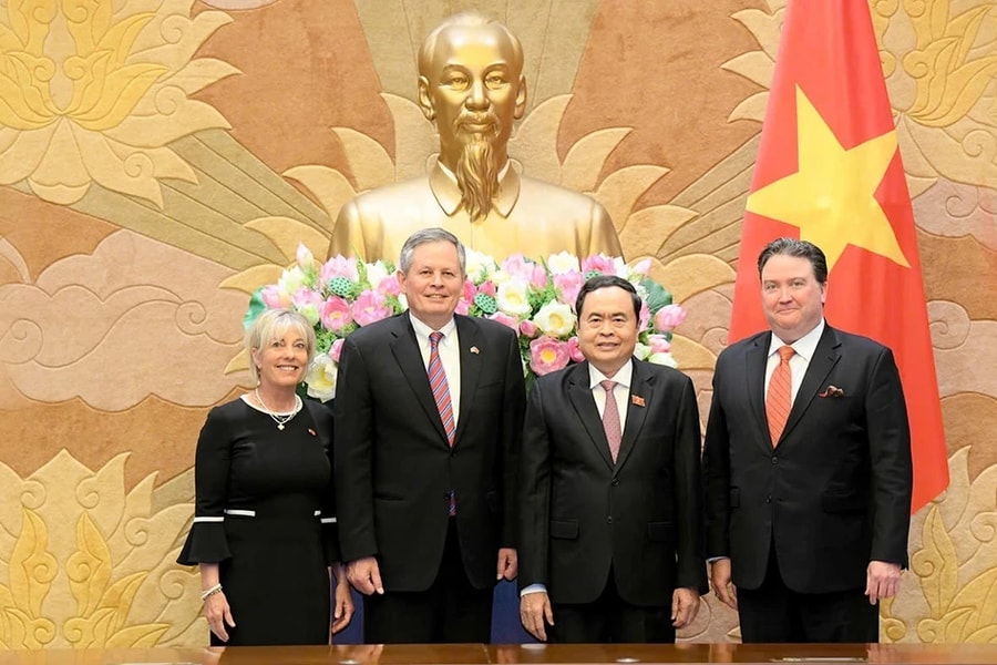 Chủ tịch Quốc hội Trần Thanh Mẫn tiếp Thượng nghị sỹ Hoa Kỳ Steve David Daines