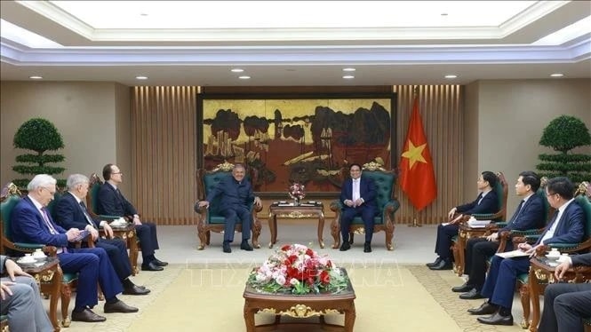 Thủ tướng Phạm Minh Chính tiếp Người đứng đầu Cộng hòa Tatarstan, Liên bang Nga