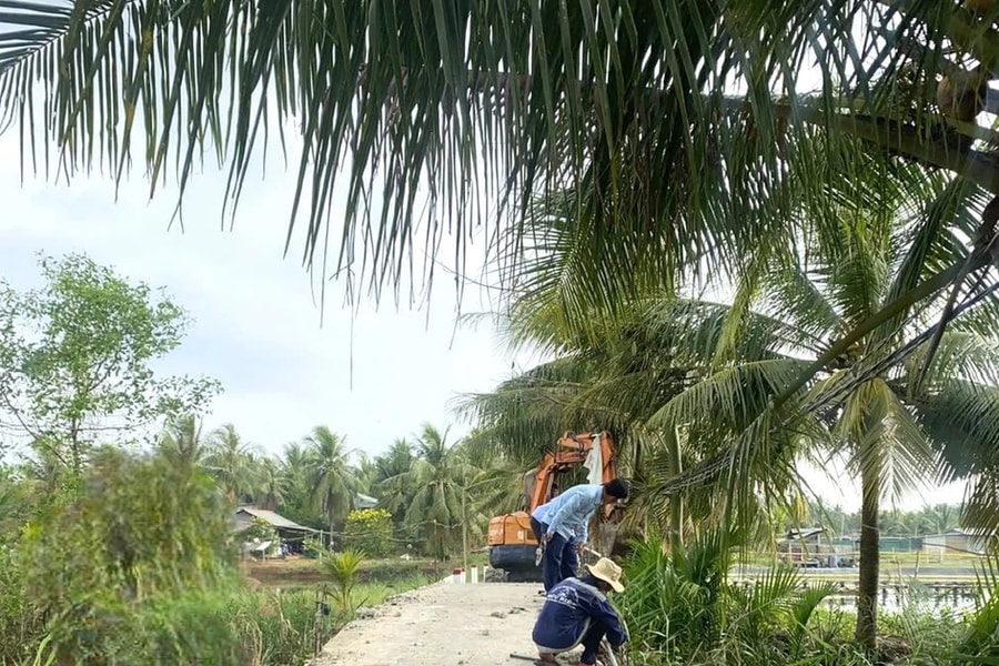 Quỹ Trăng Xanh (Tập đoàn Bách Việt) khởi công xây tặng cây cầu ước mơ tại Bến Tre