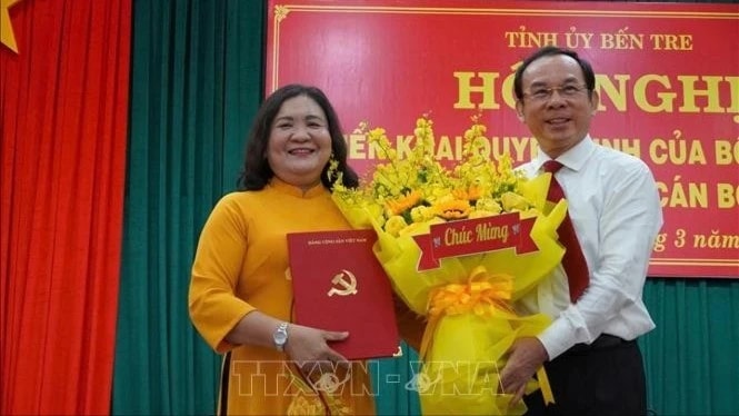 Bà Hồ Thị Hoàng Yến giữ chức Bí thư Tỉnh ủy Bến Tre