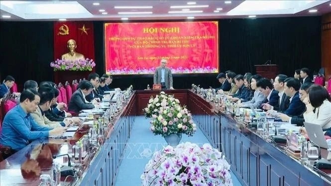 Thông qua dự thảo báo cáo kết quả kiểm tra đối với Ban Thường vụ Tỉnh ủy Sơn La