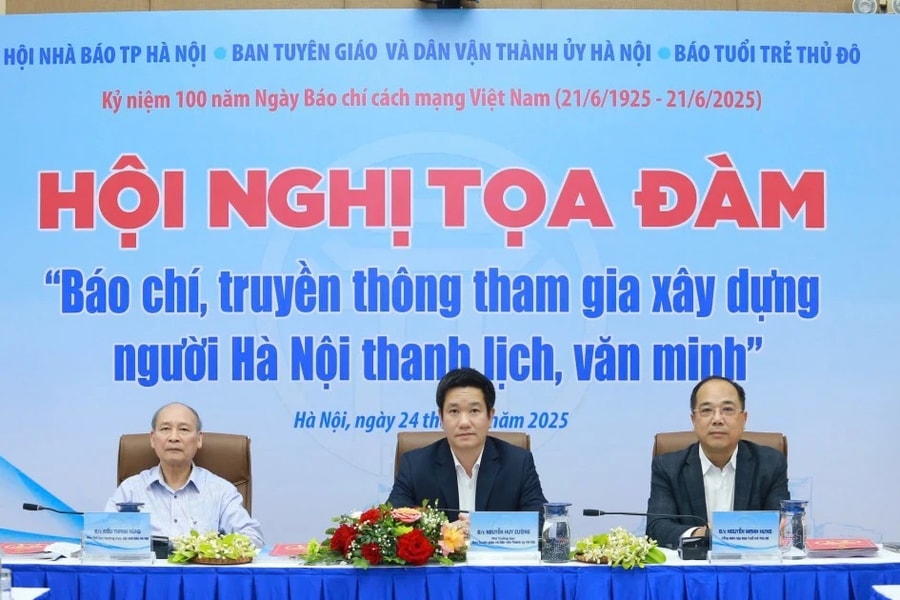 Báo chí đồng hành, xây dựng người Hà Nội thanh lịch, văn minh